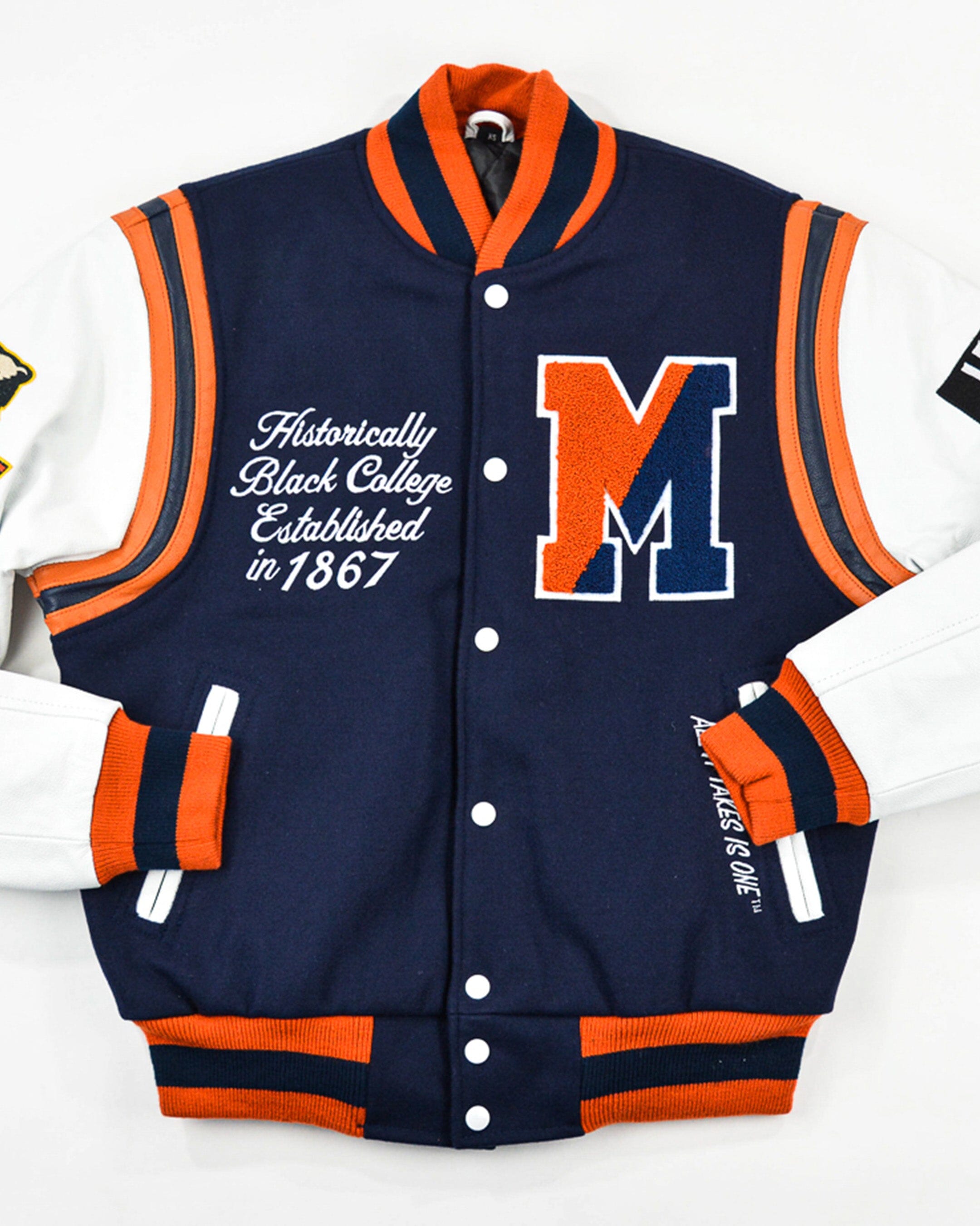 Auburn Tigers Black Baseball Jacket in 2023