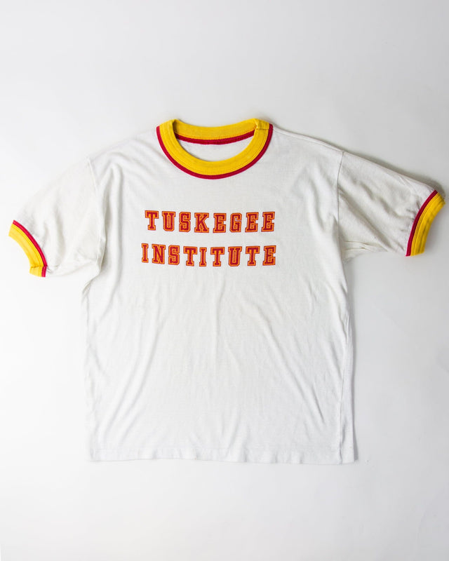 {Vintage/Used} RARE 70s 'Tuskegee Institute' HBCU Ringer Tee