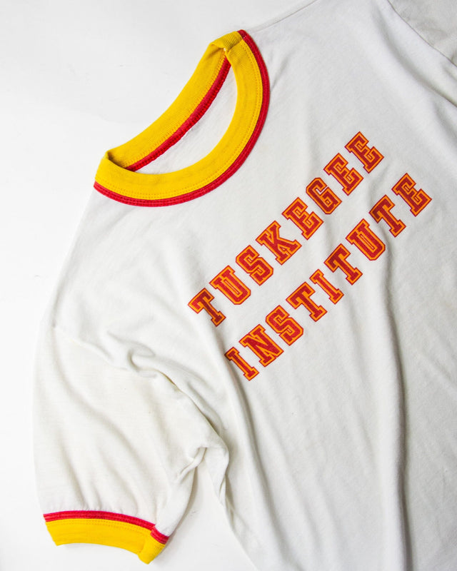 {Vintage/Used} RARE 70s 'Tuskegee Institute' HBCU Ringer Tee