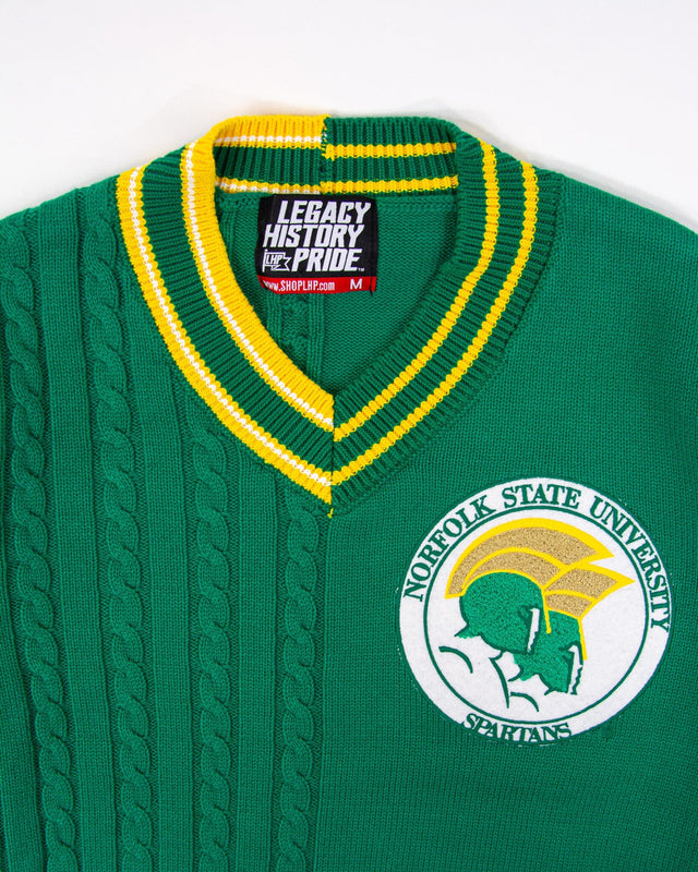 NORFOLK STATE 40Love V-Neck Sweater