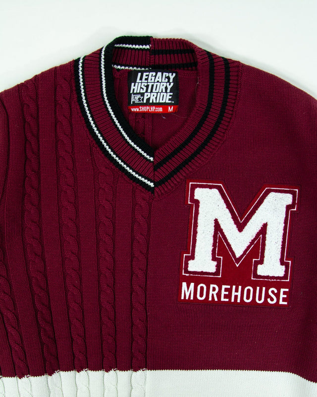 MOREHOUSE 40Love V-Neck Sweater