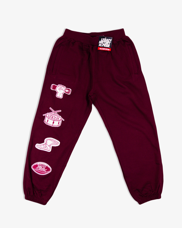 HBCU ELEMENTS Pants- Maroon