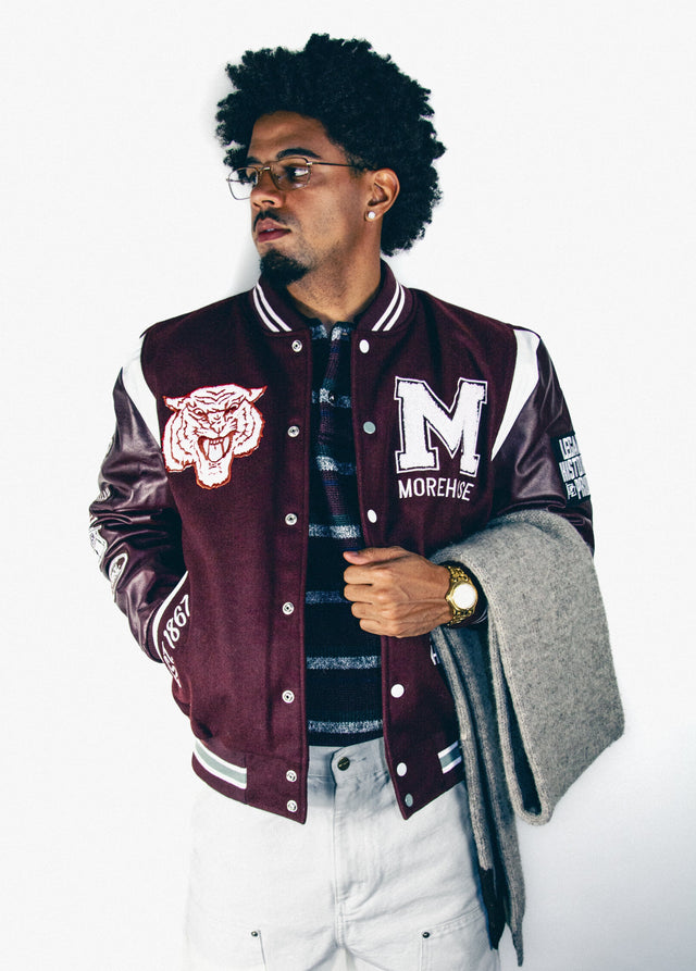 Morehouse College Motto 3.0 Varsity Jacket