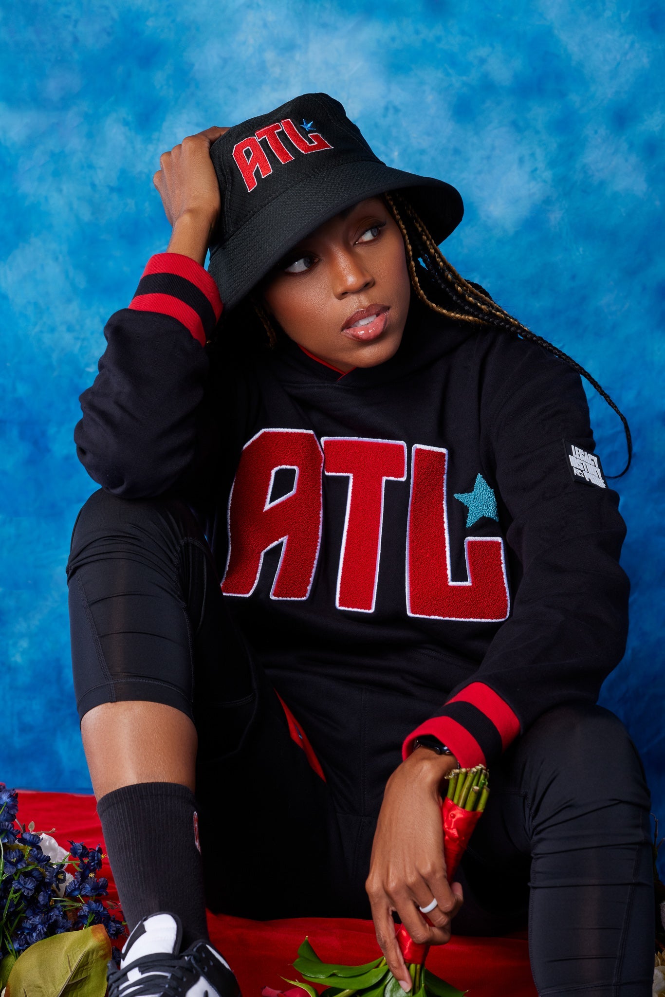 Atlanta Falcons Hoodie & Hat 2024