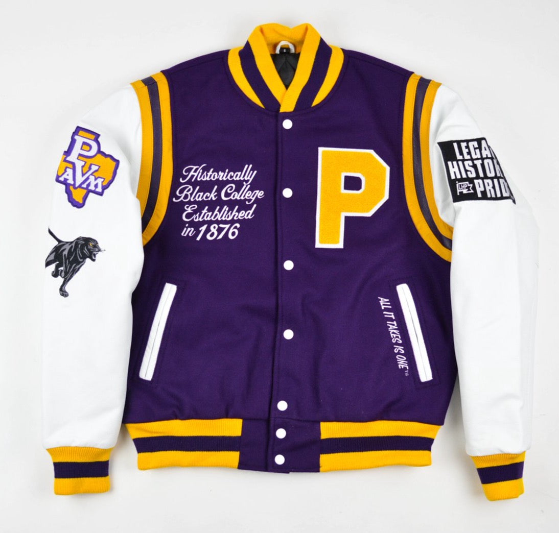 Yellow and 2025 purple jacket